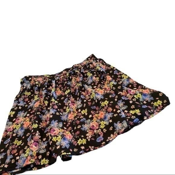 Socialite Colorful Floral Mini Skirt Size S - Picture 1 of 8